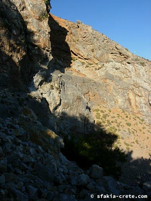 Photo report of two mountain walks in Sfakia, Crete, June 2008